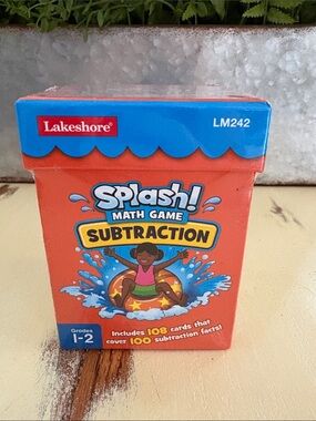 Lakeshore Splash! Math Game Subtraction Grades 1st and 2nd  (Orange & Blue) NEW
